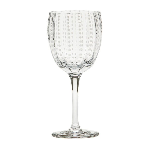 ZAFFERANO Perle Wine Glasses - a pair of 2 (30cl)